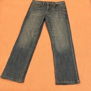 W33L31 Men's Straight Blue Jeans
